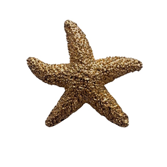 Jewelry - Gold Tone Starfish Brooch
